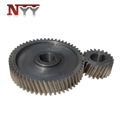 Food and feed machinery casting gear pair
