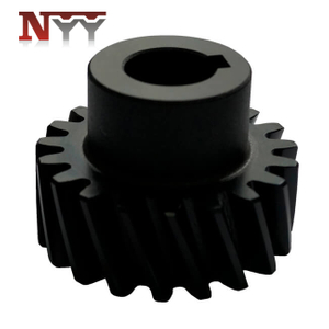 Beverage packing machinery spur gear with black oxide