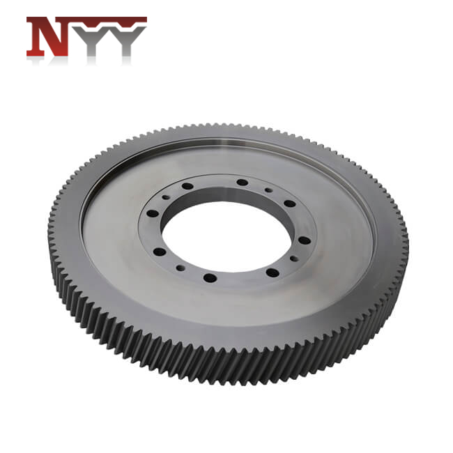 Feed and biofuel machinery 17CrNiMo6 alloy steel M5 DIN class 6 big helical gear