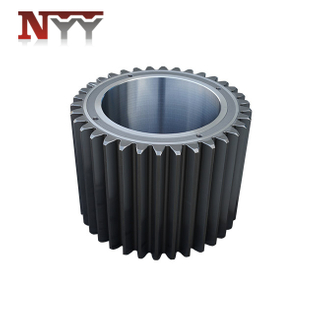 High speed train locomotive hard tooth flank spur gear